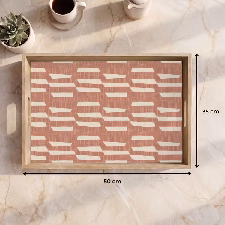 Dienblad - Terracotta - Abstract - Textuur - Patroon — 9