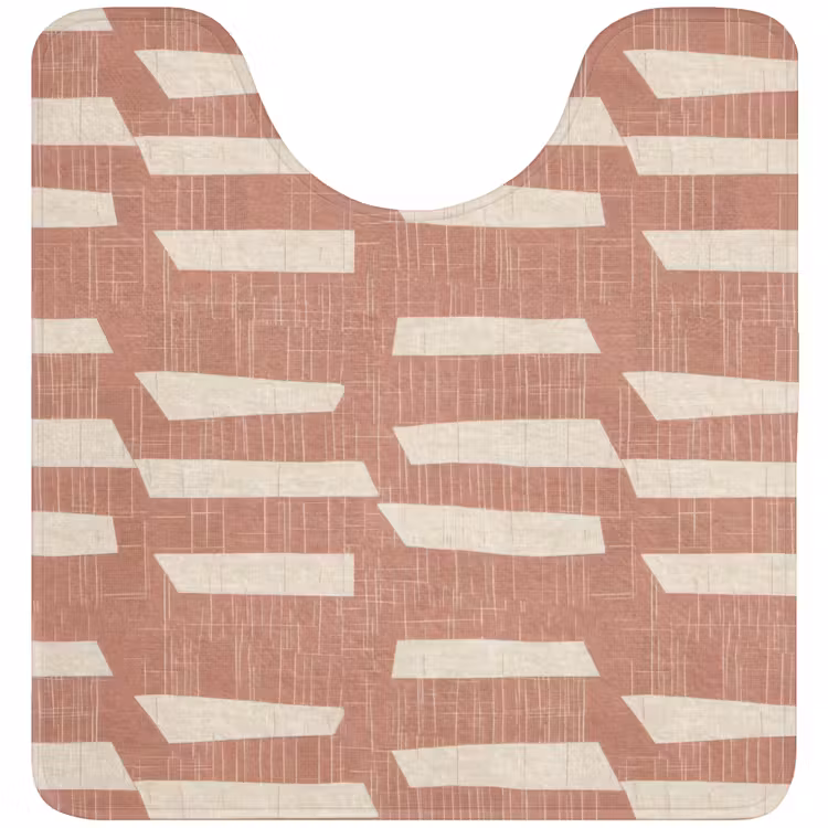 WC Mat - Terracotta - Abstract - Textuur - Patroon — 1