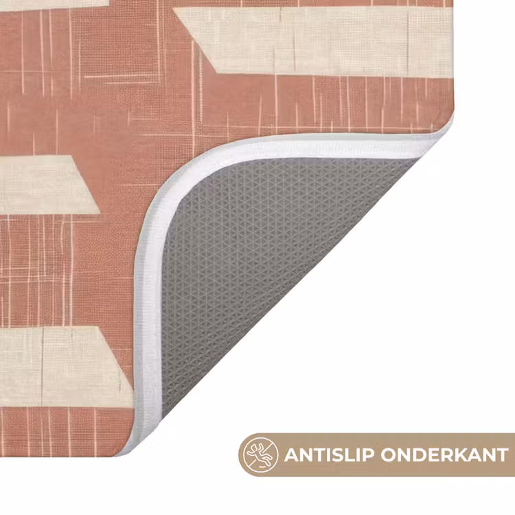WC Mat - Terracotta - Abstract - Textuur - Patroon — 4