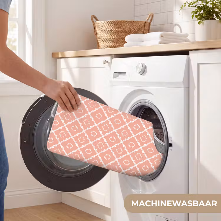 WC Mat - Zalmroze - Geometrisch - Elegant - Patroon — 6