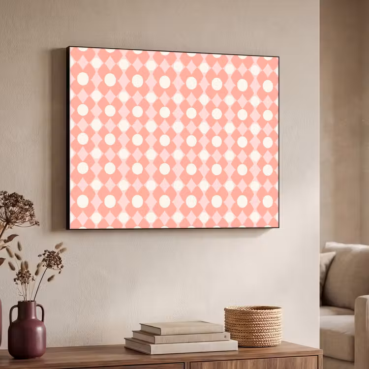 Art frame - Koraal - Retro - Geometrisch - Patroon — 7