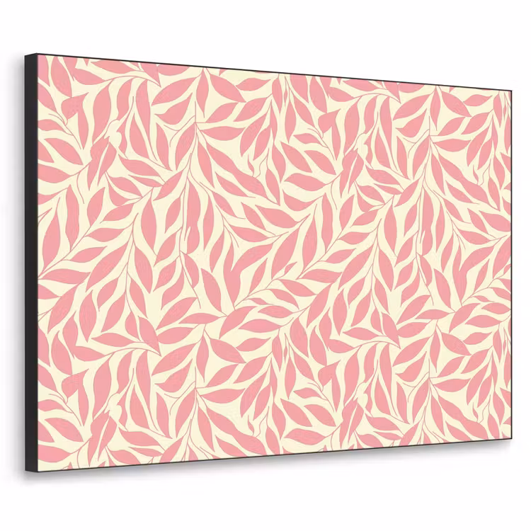 Art frame - Roze - Bladeren - Dynamisch - Patroon — 1