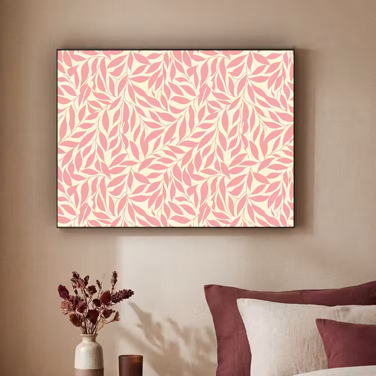 Art frame - Roze - Bladeren - Dynamisch - Patroon — 3