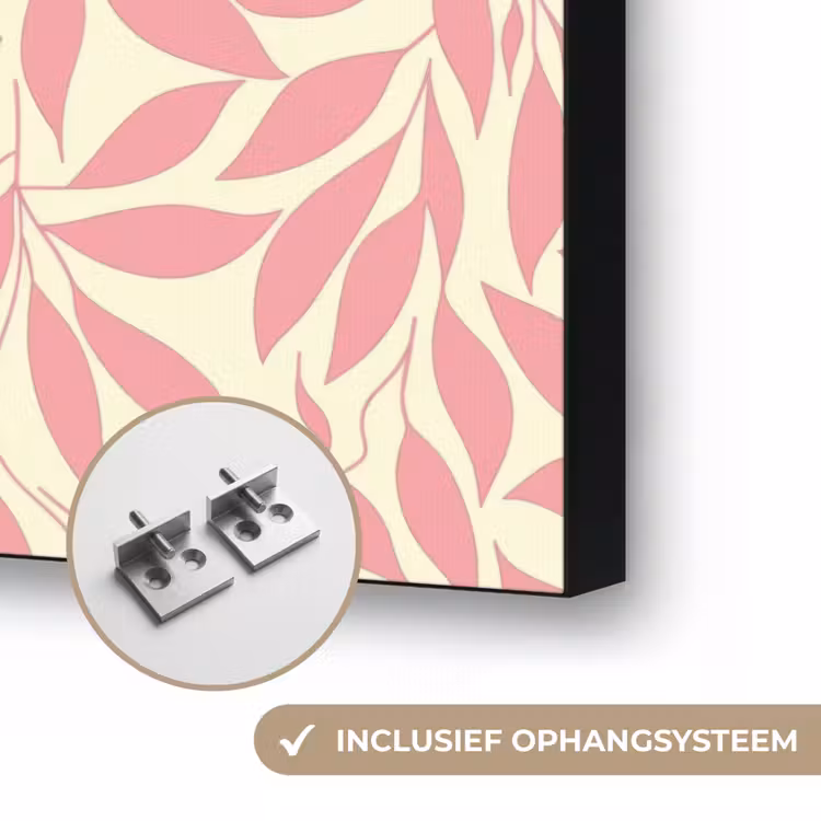 Art frame - Roze - Bladeren - Dynamisch - Patroon — 6