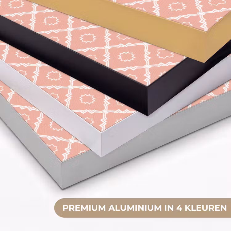 Art frame - Zalmroze - Geometrisch - Elegant - Patroon — 2