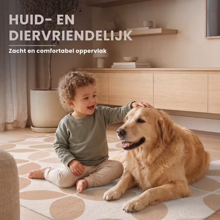 Vloerkleed - Beige - Bladeren - Minimalistisch - Patroon — 6