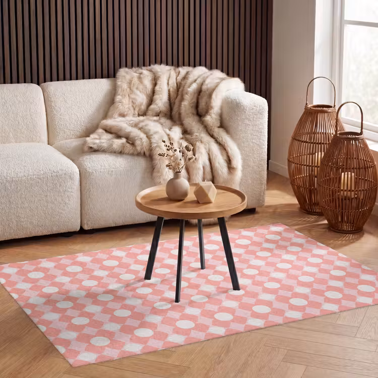 Vloerkleed - Koraal - Retro - Geometrisch - Patroon — 3
