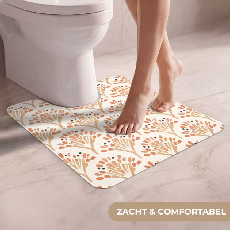 WC Mat - Terracotta - Waaiers - Schilderachtig - Patroon — 5