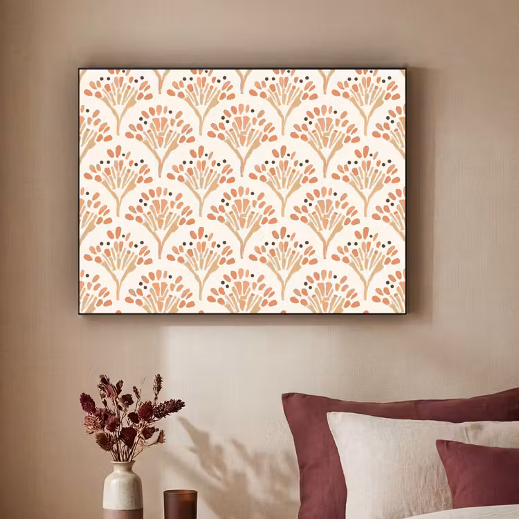 Art frame - Terracotta - Waaiers - Schilderachtig - Patroon — 3