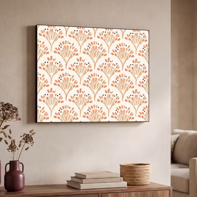 Art frame - Terracotta - Waaiers - Schilderachtig - Patroon — 7