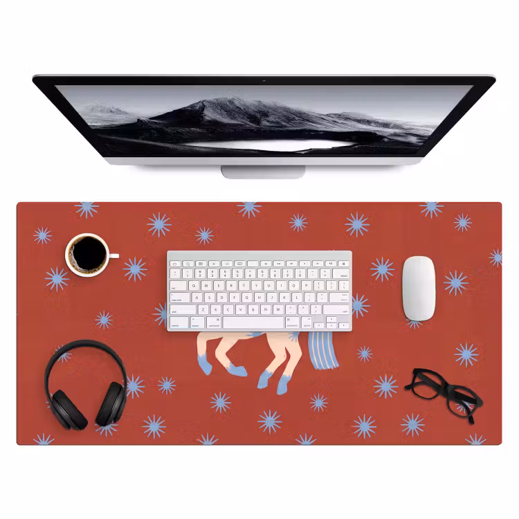 Bureau onderlegger - Dieren - Sterren - Maan - Abstract - Rood — 4