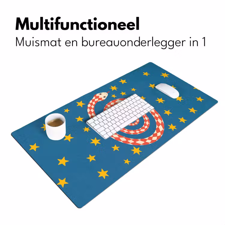 Bureau onderlegger - Slang - Spiraal - Dieren - Illustratie - Rood — 7