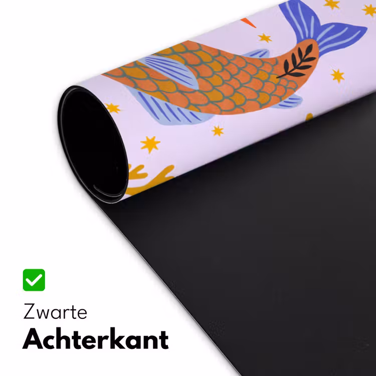 Bureau onderlegger - Vis - Onderwater - Dieren - Abstract - Kleurrijk β 5