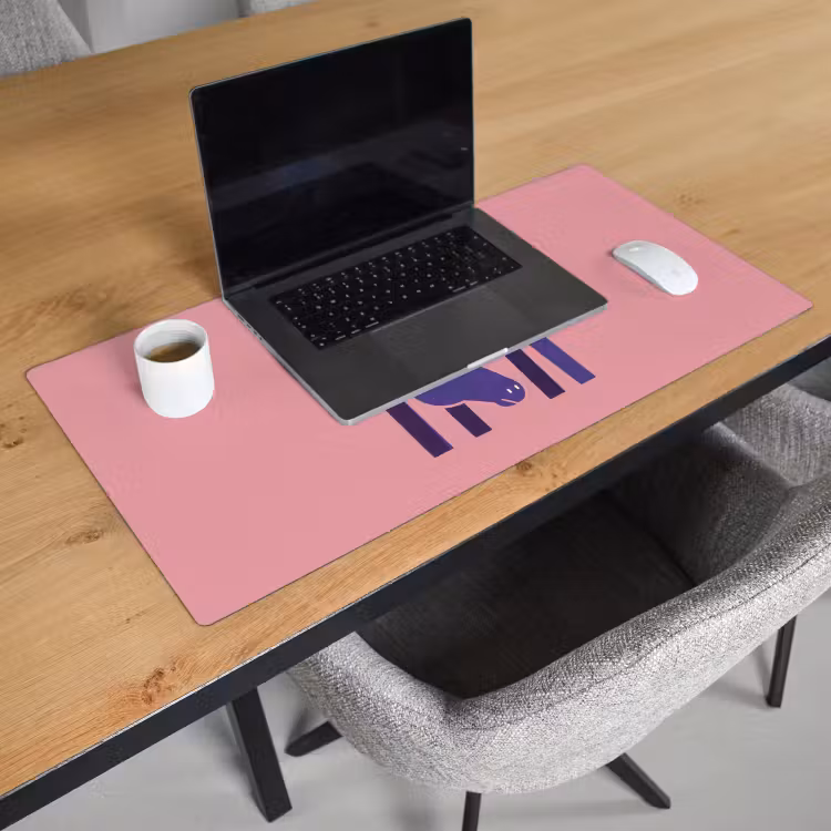 Bureau onderlegger - Paard - Abstract - Dieren - Modern - Blauw — 3