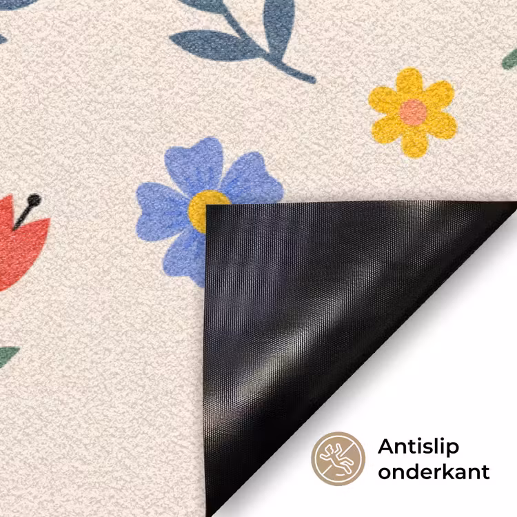 Deurmat - Vogel - Bloemen - Folk - Kleurrijk - Dieren — 6