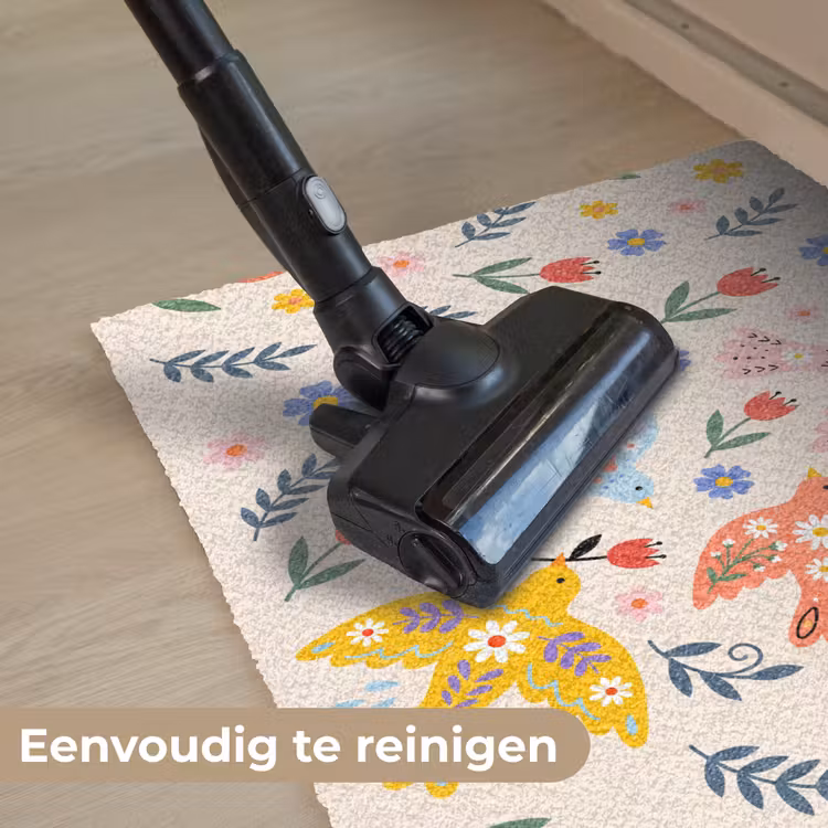 Deurmat - Vogel - Bloemen - Folk - Kleurrijk - Dieren — 9