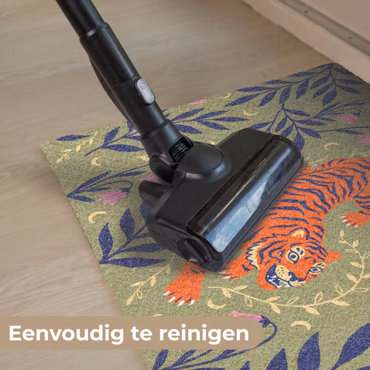 Deurmat - Tijger - Bladeren - Dieren - Illustratie - Oranje — 9