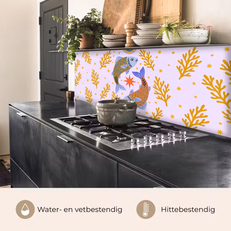 Keuken achterwand - Vis - Onderwater - Dieren - Abstract - Kleurrijk — 5