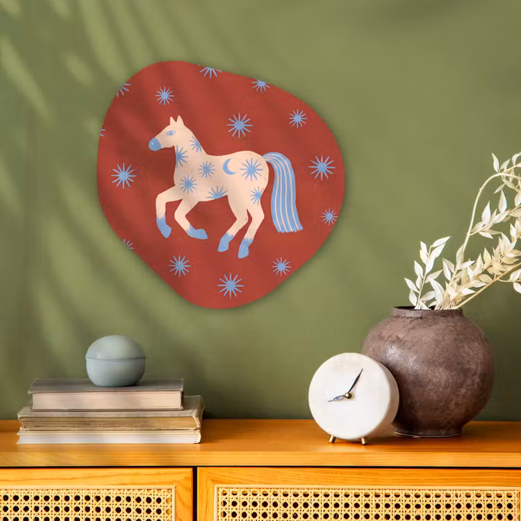 Organisch schilderij forex - Dieren - Sterren - Maan - Abstract - Rood — 2