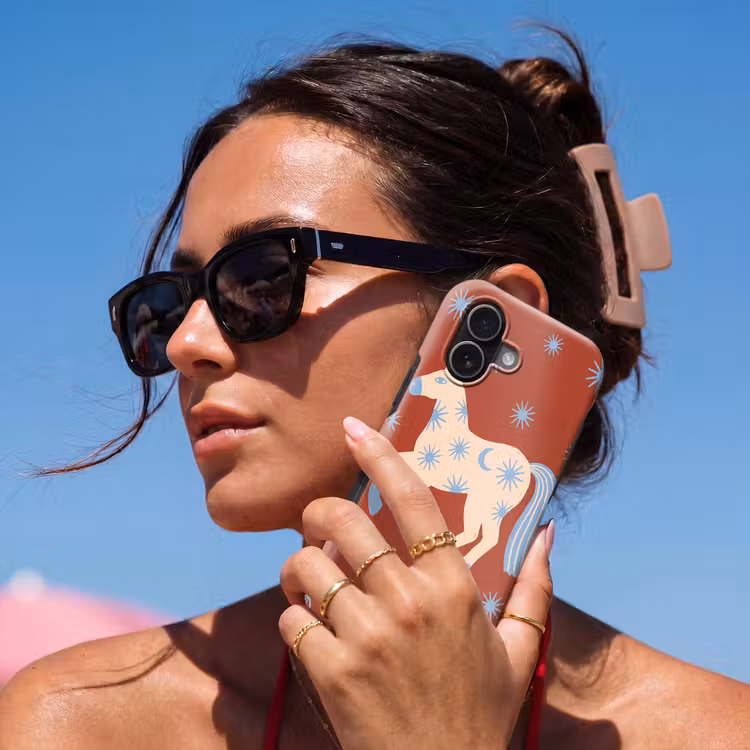 Telefoonhoesje Toughcase - Dieren - Sterren - Maan - Abstract - Rood — 6