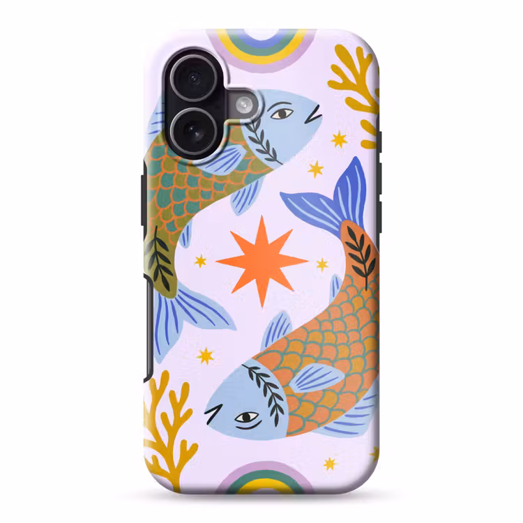 Telefoonhoesje Toughcase - Vis - Onderwater - Dieren - Abstract - Kleurrijk — 1