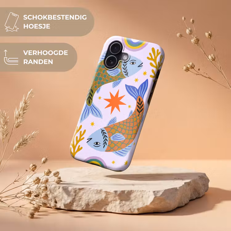 Telefoonhoesje Toughcase - Vis - Onderwater - Dieren - Abstract - Kleurrijk — 5