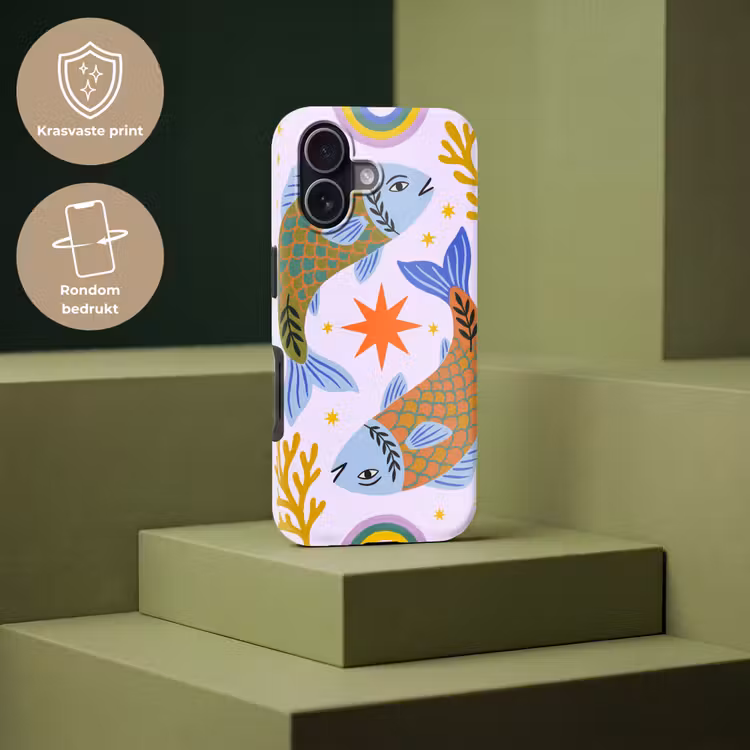 Telefoonhoesje Toughcase - Vis - Onderwater - Dieren - Abstract - Kleurrijk — 7
