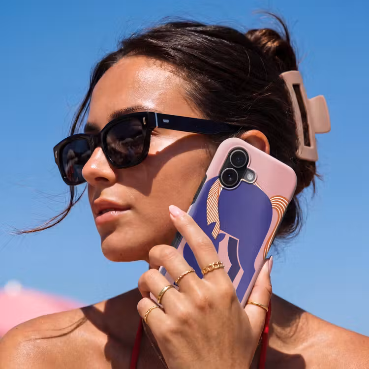 Telefoonhoesje Toughcase - Paard - Abstract - Dieren - Modern - Blauw — 6