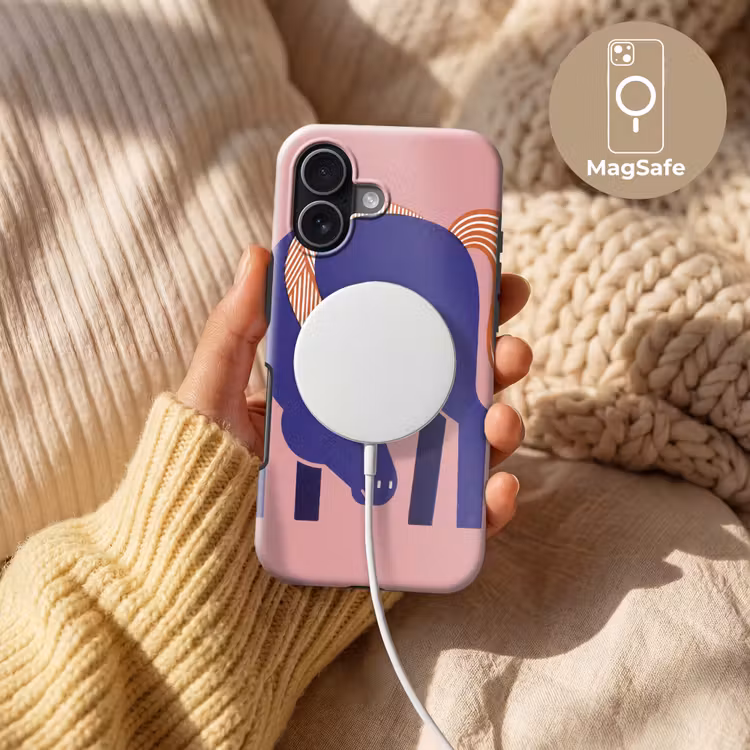 Telefoonhoesje Toughcase - Paard - Abstract - Dieren - Modern - Blauw — 8