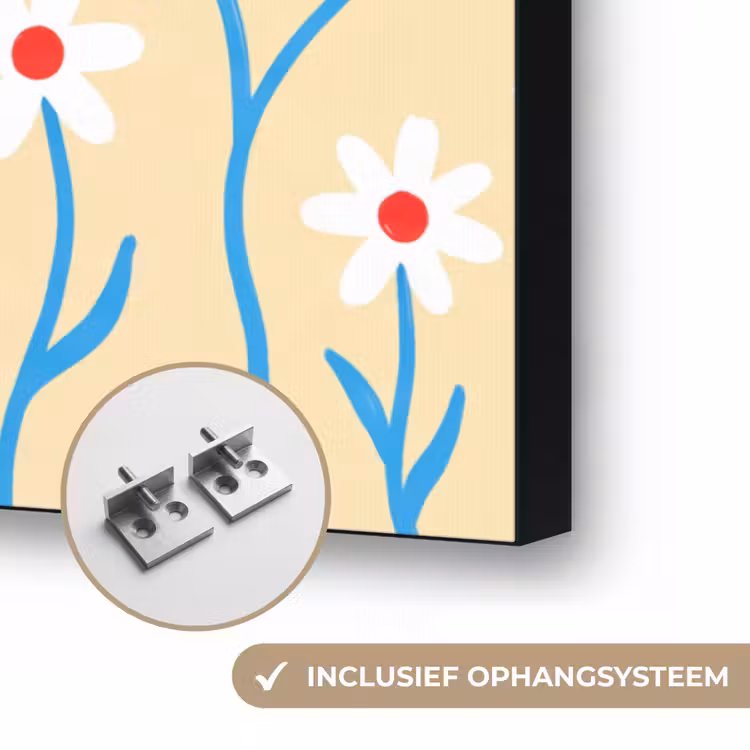 Art frame - Dieren - Jachtluipaard - Bloemen - Modern - Geel — 6