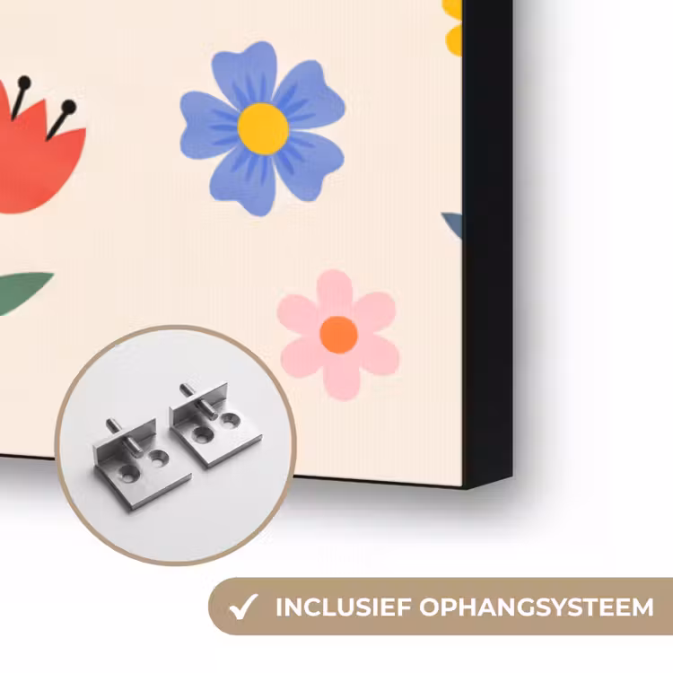 Art frame - Vogel - Bloemen - Folk - Kleurrijk - Dieren — 6