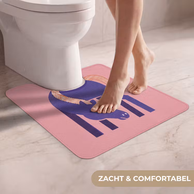 WC Mat - Paard - Abstract - Dieren - Modern - Blauw — 5
