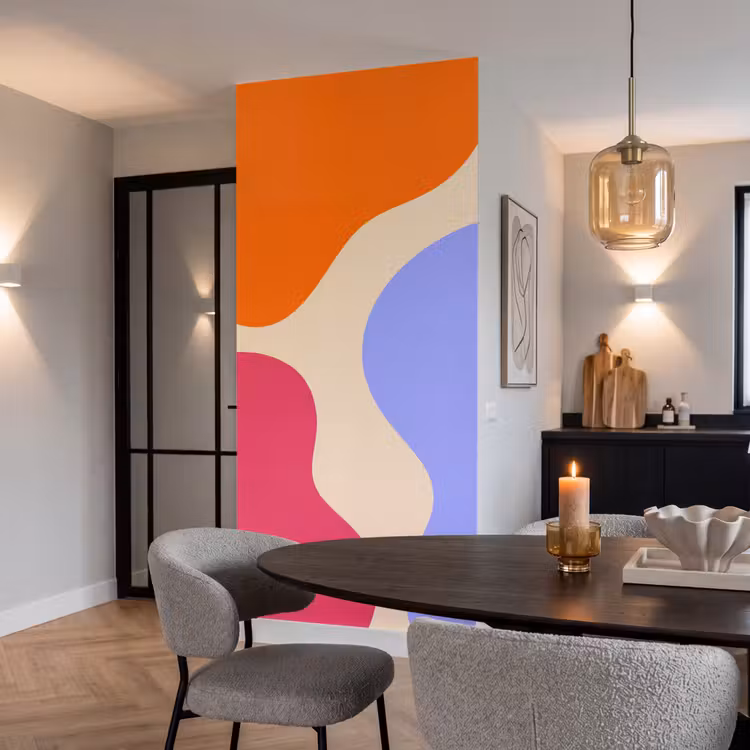 Behang - Abstract - Organische vormen - Design - Modern - Kleurrijk — 5
