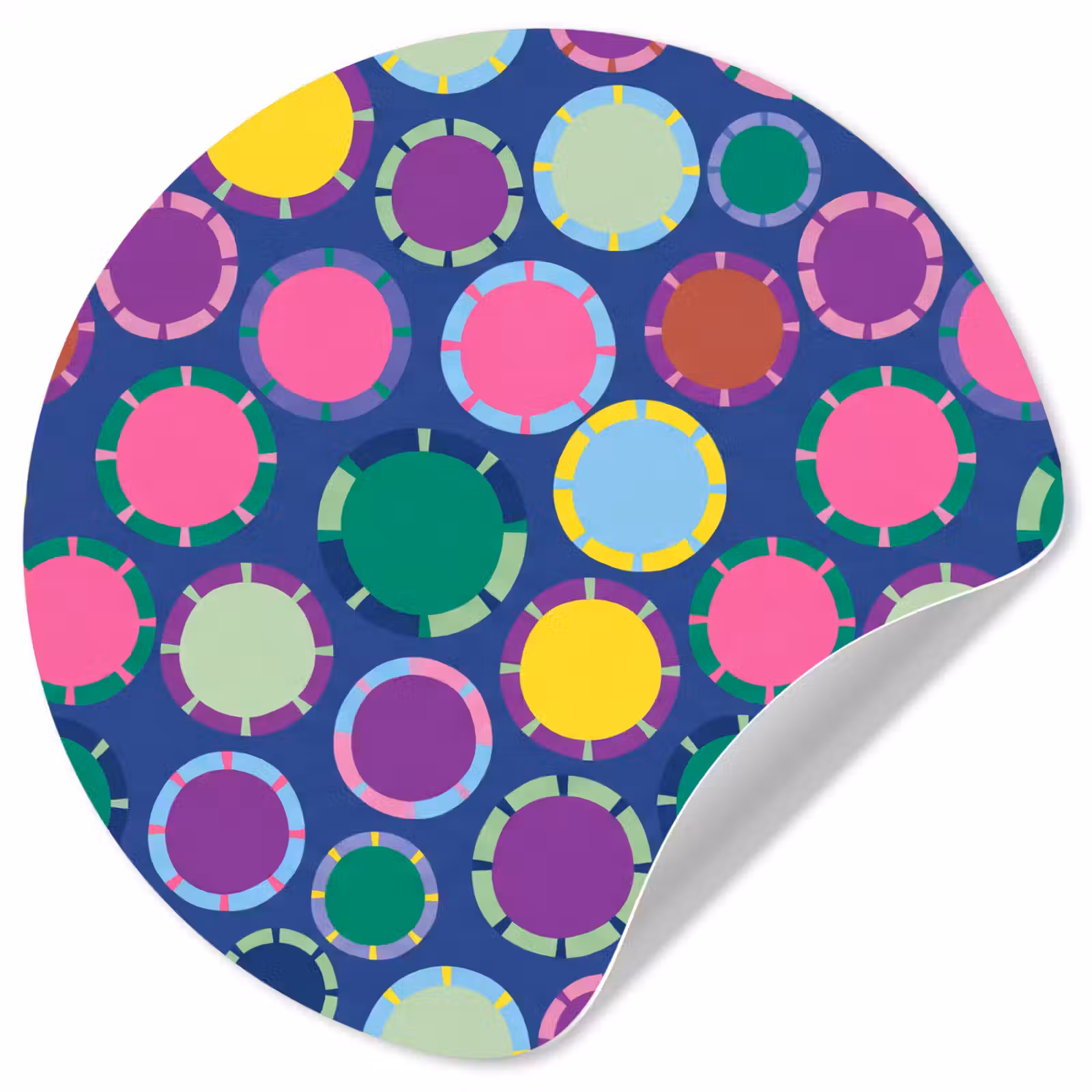 Behangcirkel - Patroon - Cirkels - Abstract - Kleurrijk — 1