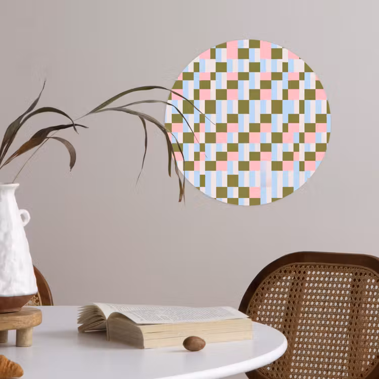 Behangcirkel - Patroon - Geometrisch - Abstract - Kleurrijk - Modern — 4