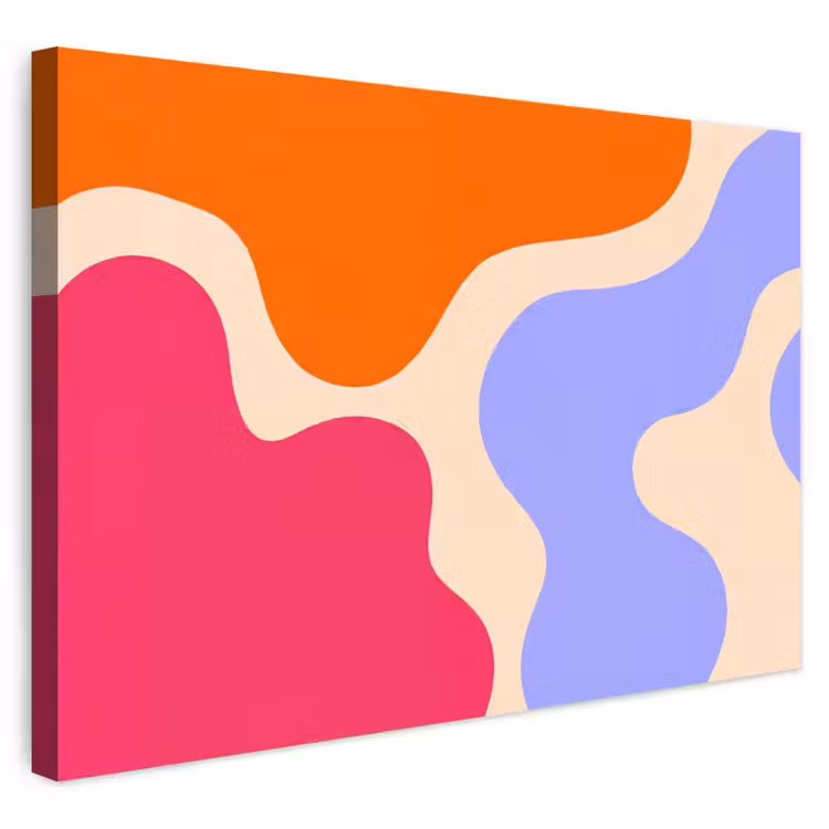 Buiten canvas - Abstract - Organische vormen - Design - Modern - Kleurrijk — 1