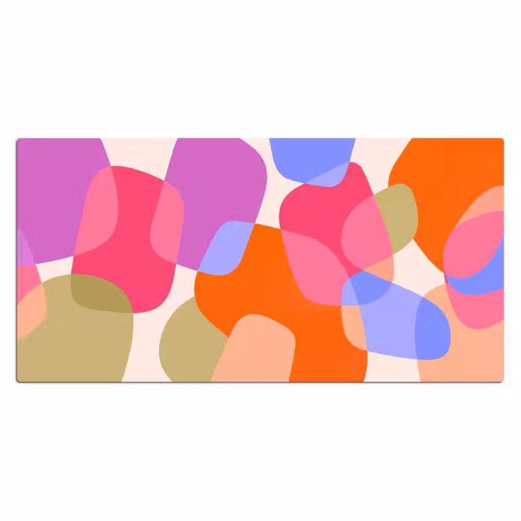 Bureau onderlegger - Abstract - Vormen - Modern - Kleurrijk — 2