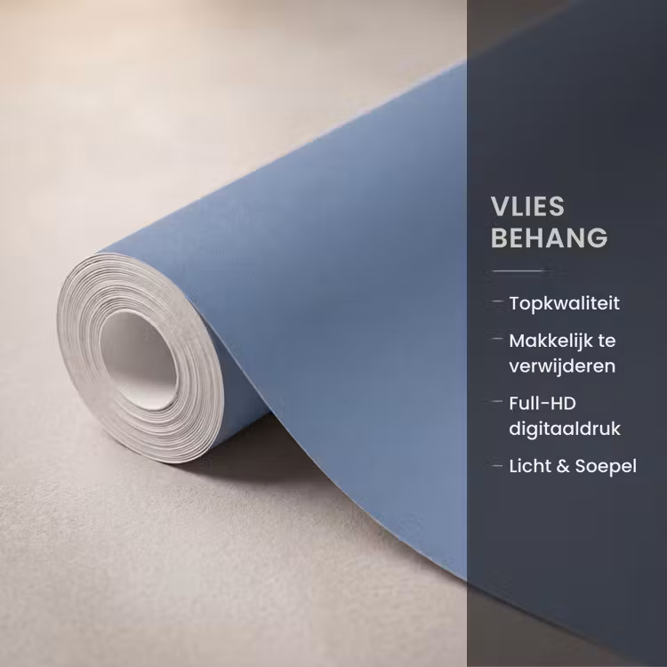 Behang - Abstract - Vormen - Modern - Blauw - Oranje — 3