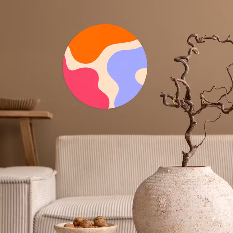 Behangcirkel - Abstract - Organische vormen - Design - Modern - Kleurrijk — 2