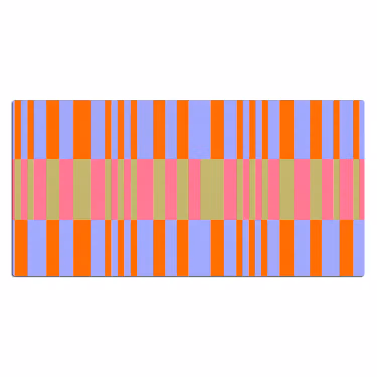 Bureau onderlegger - Abstract - Patroon - Geometrisch - Kleurrijk - Modern — 2