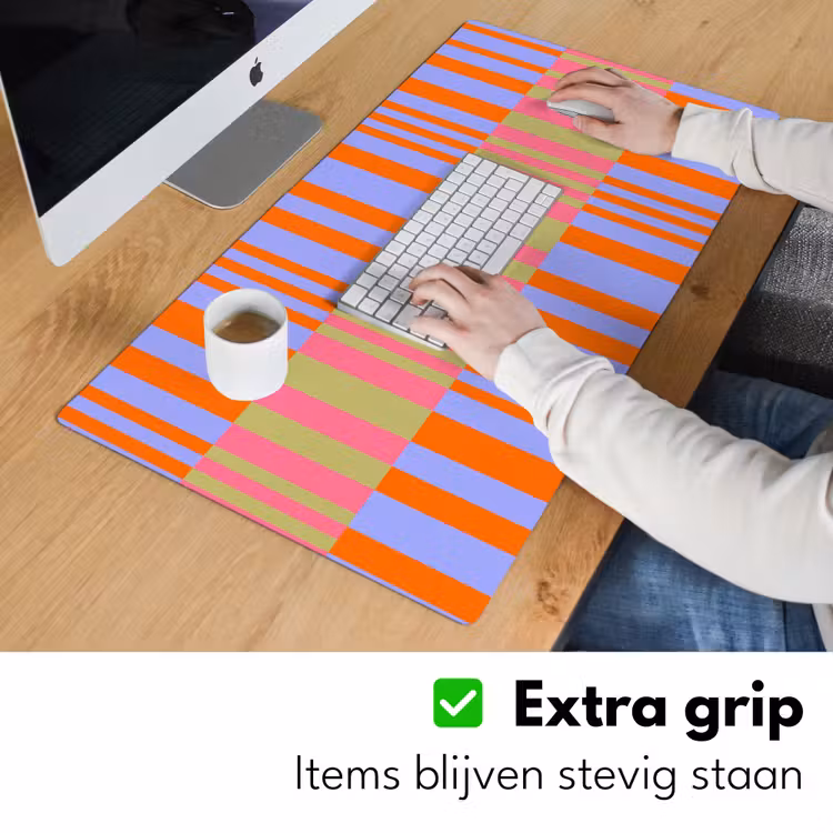 Bureau onderlegger - Abstract - Patroon - Geometrisch - Kleurrijk - Modern — 6