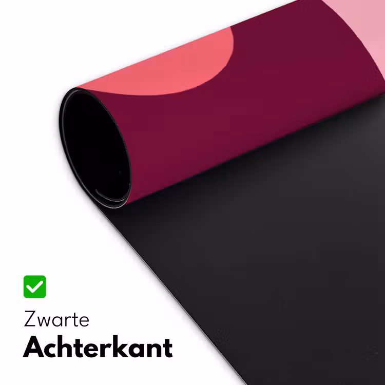 Bureau onderlegger - Abstract - Vormen - Roze - Modern - Design — 5