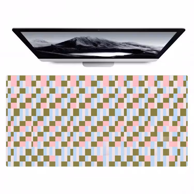 Bureau onderlegger - Patroon - Geometrisch - Abstract - Kleurrijk - Modern — 1