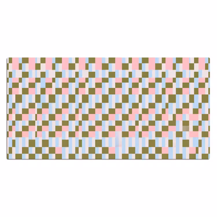 Bureau onderlegger - Patroon - Geometrisch - Abstract - Kleurrijk - Modern — 2