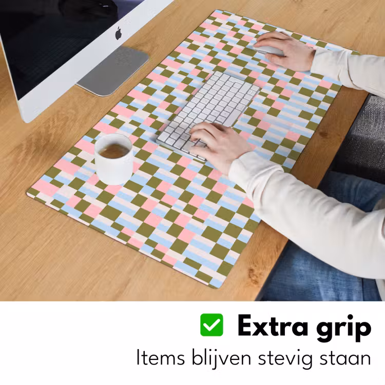 Bureau onderlegger - Patroon - Geometrisch - Abstract - Kleurrijk - Modern — 6