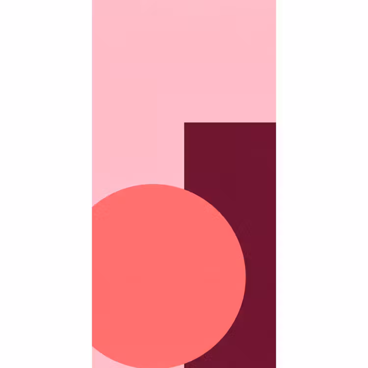 Behang - Abstract - Vormen - Roze - Modern - Design — 2