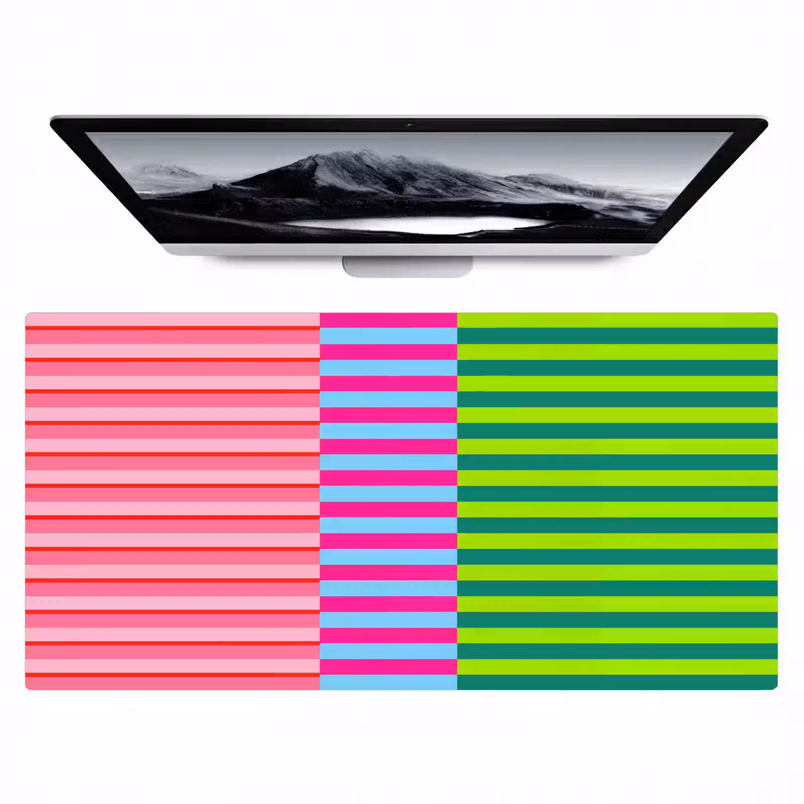 Bureau onderlegger - Patroon - Strepen - Modern - Abstract - Kleurrijk — 1