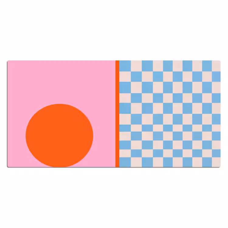 Bureau onderlegger - Abstract - Vormen - Geometrisch - Modern - Kleurrijk — 2