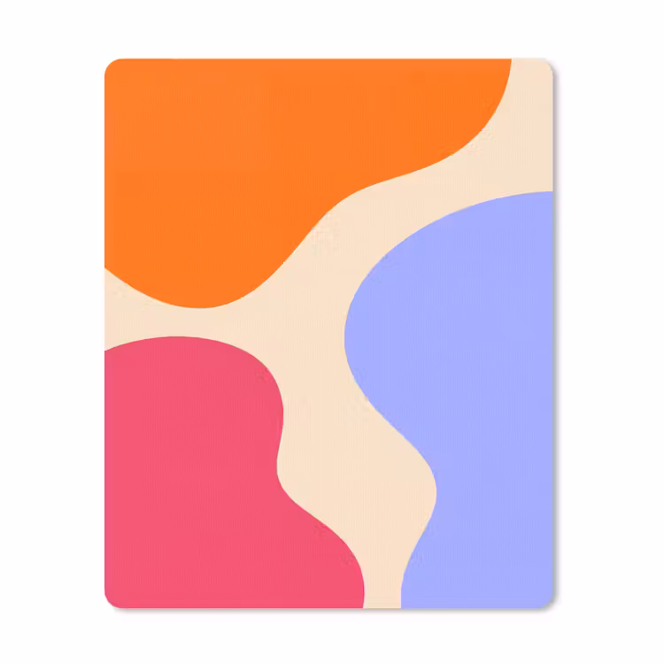 Muismat - Abstract - Organische vormen - Design - Modern - Kleurrijk — 1