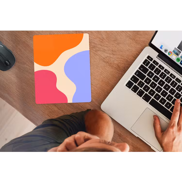 Muismat - Abstract - Organische vormen - Design - Modern - Kleurrijk — 2